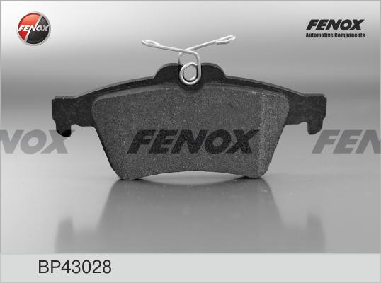 Fenox BP43028 - Brake Pad Set, disc brake autospares.lv