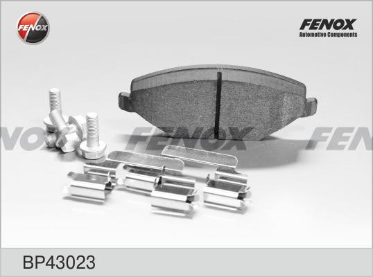 Fenox BP43023 - Brake Pad Set, disc brake autospares.lv