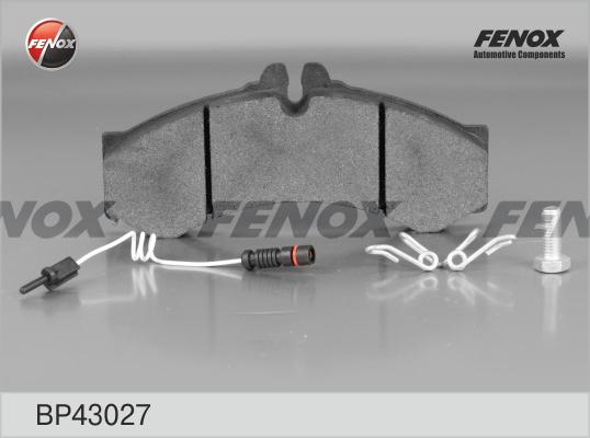 Fenox BP43027 - Brake Pad Set, disc brake autospares.lv