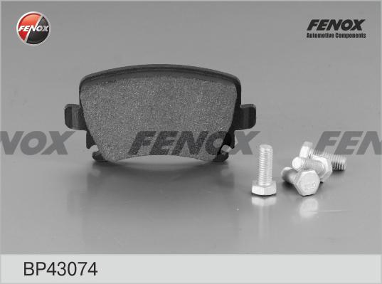 Fenox BP43074 - Brake Pad Set, disc brake autospares.lv
