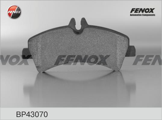 Fenox BP43070 - Brake Pad Set, disc brake autospares.lv