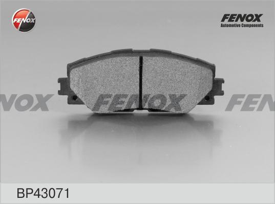Fenox BP43071 - Brake Pad Set, disc brake autospares.lv