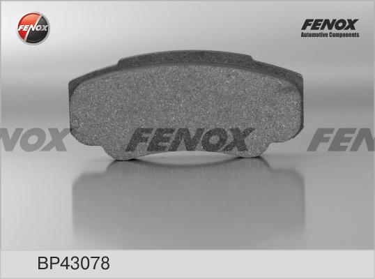 Fenox BP43078 - Brake Pad Set, disc brake autospares.lv