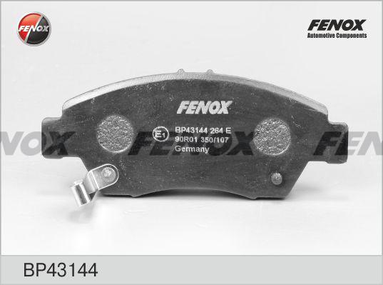 Fenox BP43144 - Brake Pad Set, disc brake autospares.lv