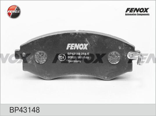 Fenox BP43148 - Brake Pad Set, disc brake autospares.lv