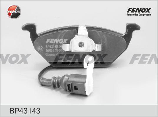Fenox BP43143 - Brake Pad Set, disc brake autospares.lv