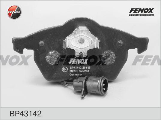 Fenox BP43142 - Brake Pad Set, disc brake autospares.lv