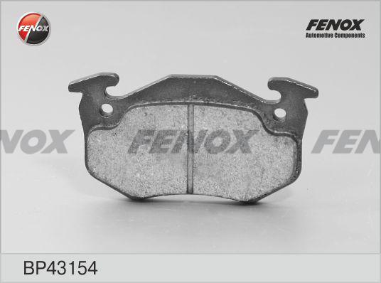 Fenox BP43154 - Brake Pad Set, disc brake autospares.lv