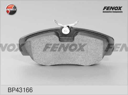 Fenox BP43166 - Brake Pad Set, disc brake autospares.lv