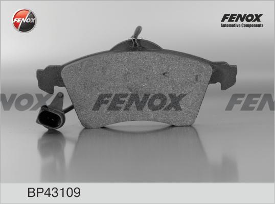 Fenox BP43109 - Brake Pad Set, disc brake autospares.lv