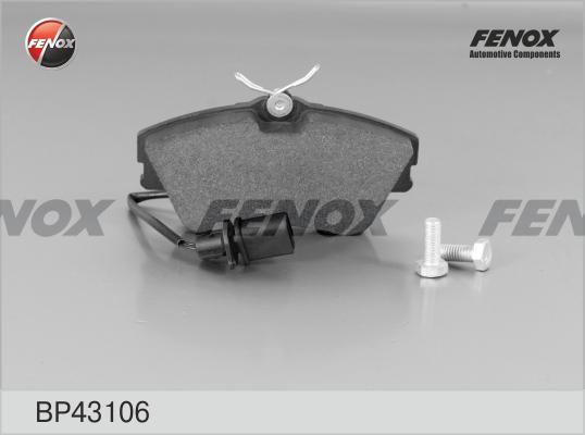 Fenox BP43106 - Brake Pad Set, disc brake autospares.lv