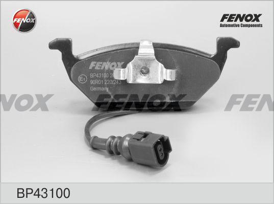 Fenox BP43100 - Brake Pad Set, disc brake autospares.lv