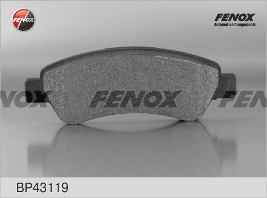 Fenox BP43119 - Brake Pad Set, disc brake autospares.lv