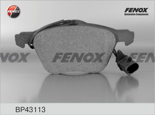 Fenox BP43113 - Brake Pad Set, disc brake autospares.lv