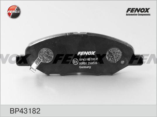 Fenox BP43182 - Brake Pad Set, disc brake autospares.lv