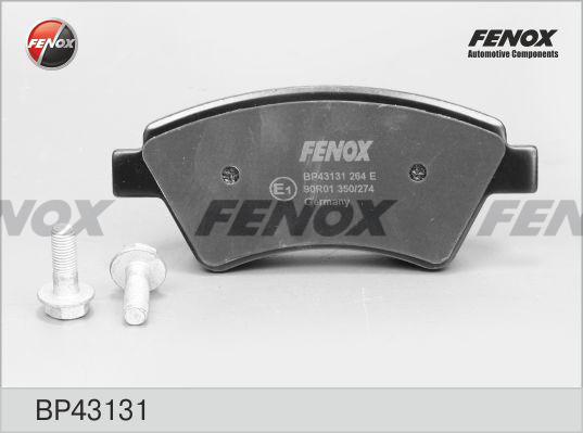 Fenox BP43131 - Brake Pad Set, disc brake autospares.lv