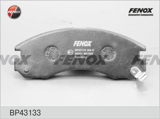 Fenox BP43133 - Brake Pad Set, disc brake autospares.lv