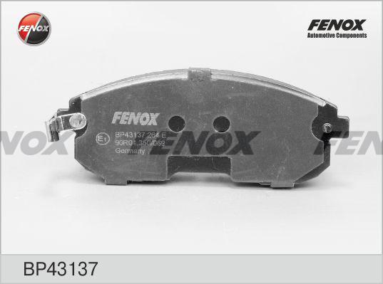 Fenox BP43137 - Brake Pad Set, disc brake autospares.lv
