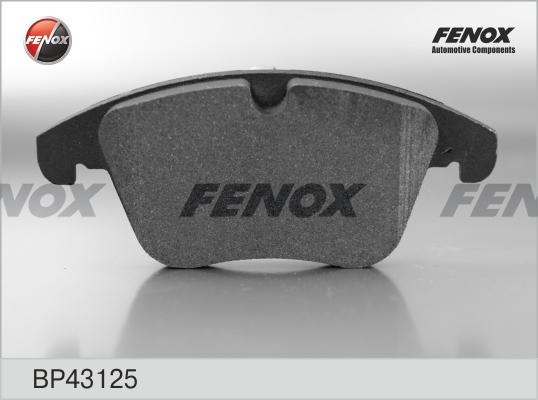 Fenox BP43125 - Brake Pad Set, disc brake autospares.lv