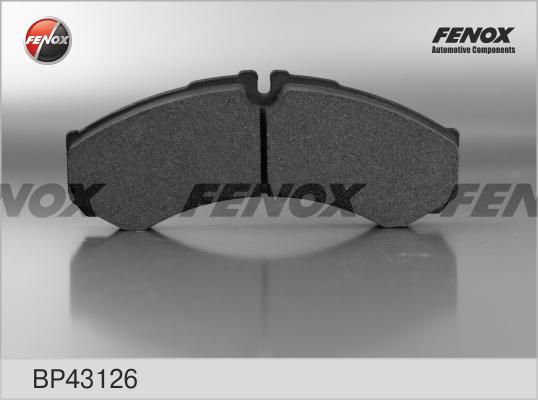 Fenox BP43126 - Brake Pad Set, disc brake autospares.lv