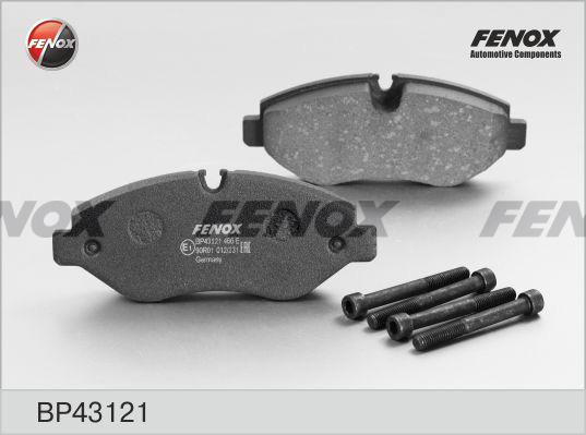 Fenox BP43121 - Brake Pad Set, disc brake autospares.lv