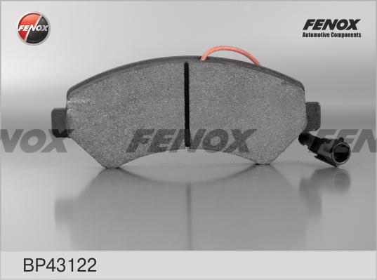 Fenox BP43122 - Brake Pad Set, disc brake autospares.lv