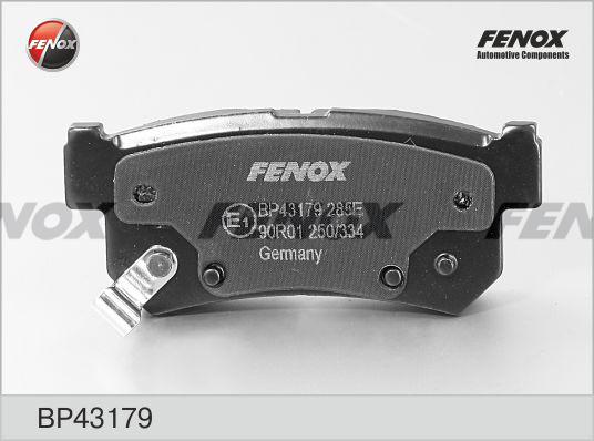 Fenox BP43179 - Brake Pad Set, disc brake autospares.lv