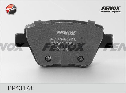 Fenox BP43178 - Brake Pad Set, disc brake autospares.lv