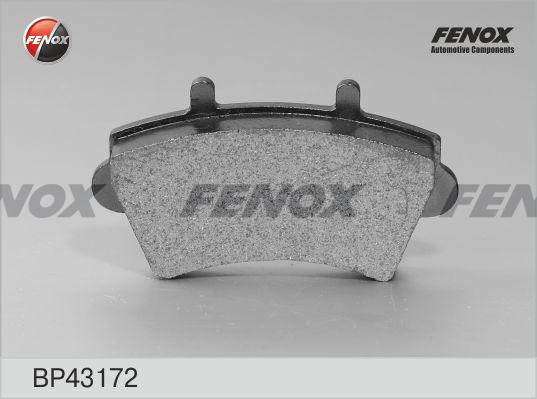 Fenox BP43172 - Brake Pad Set, disc brake autospares.lv