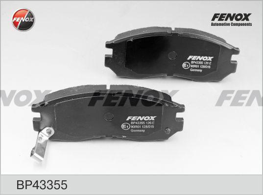 Fenox BP43355 - Brake Pad Set, disc brake autospares.lv