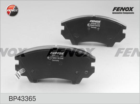 Fenox BP43365 - Brake Pad Set, disc brake autospares.lv