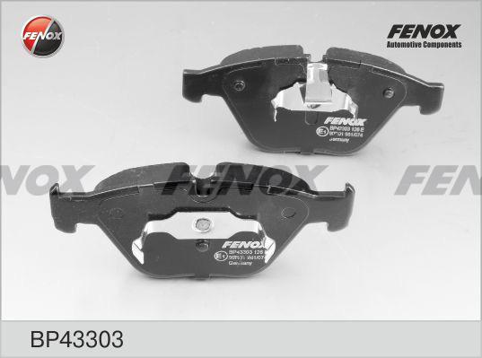 Fenox BP43303 - Brake Pad Set, disc brake autospares.lv