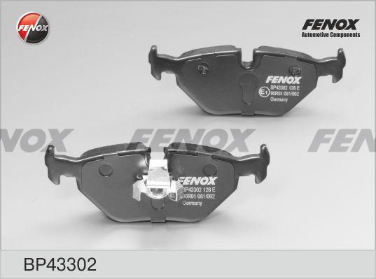 Fenox BP43302 - Brake Pad Set, disc brake autospares.lv