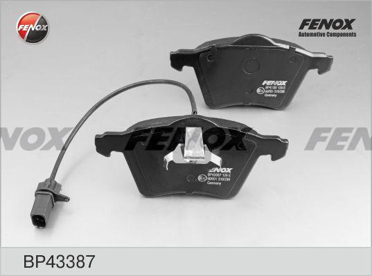 Fenox BP43387 - Brake Pad Set, disc brake autospares.lv