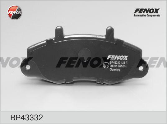 Fenox BP43332 - Brake Pad Set, disc brake autospares.lv