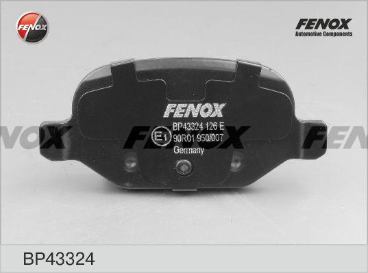 Fenox BP43324 - Brake Pad Set, disc brake autospares.lv