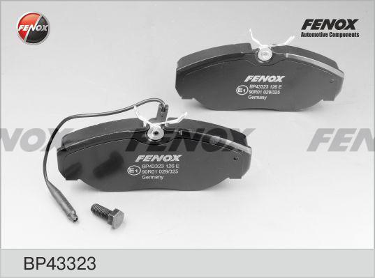 Fenox BP43323 - Brake Pad Set, disc brake autospares.lv