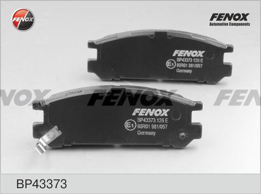 Fenox BP43373 - Brake Pad Set, disc brake autospares.lv