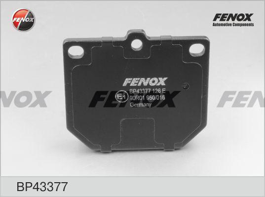 Fenox BP43377 - Brake Pad Set, disc brake autospares.lv