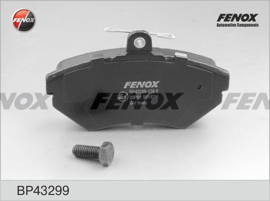 Fenox BP43299 - Brake Pad Set, disc brake autospares.lv