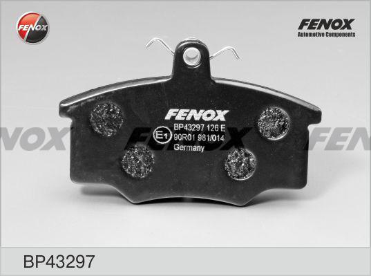 Fenox BP43297 - Brake Pad Set, disc brake autospares.lv