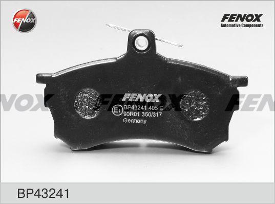 Fenox BP43241 - Brake Pad Set, disc brake autospares.lv