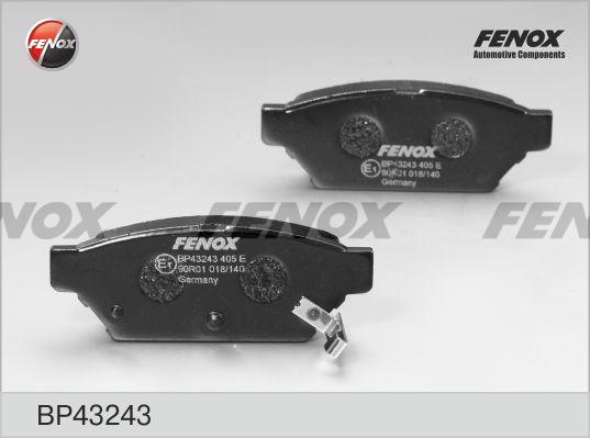 Fenox BP43243 - Brake Pad Set, disc brake autospares.lv
