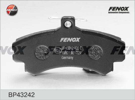 Fenox BP43242 - Brake Pad Set, disc brake autospares.lv