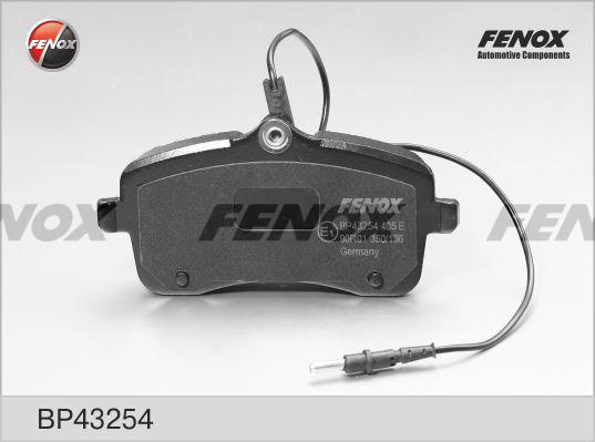 Fenox BP43254 - Brake Pad Set, disc brake autospares.lv