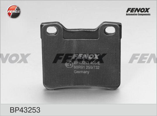 Fenox BP43253 - Brake Pad Set, disc brake autospares.lv