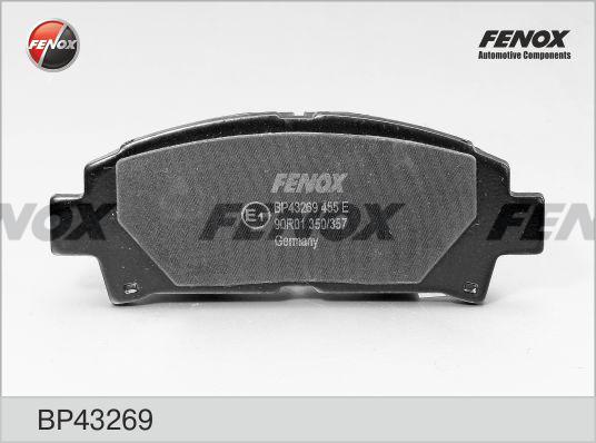 Fenox BP43269 - Brake Pad Set, disc brake autospares.lv