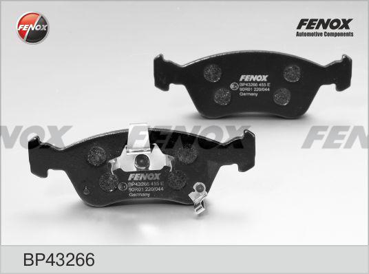 Fenox BP43266 - Brake Pad Set, disc brake autospares.lv