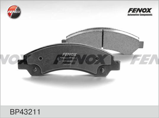 Fenox BP43211 - Brake Pad Set, disc brake autospares.lv