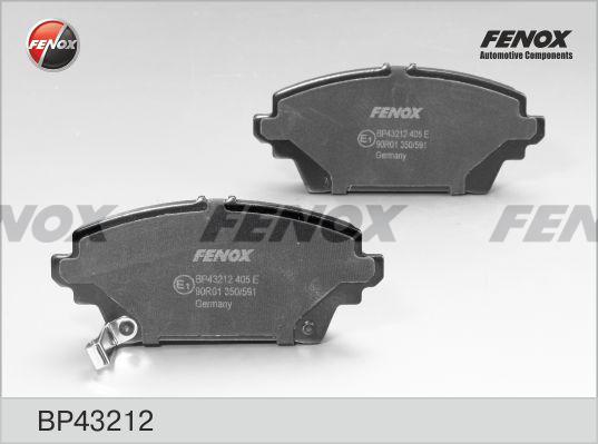 Fenox BP43212 - Brake Pad Set, disc brake autospares.lv